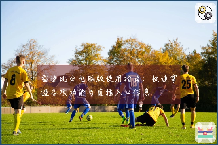 雷速比分电脑版使用指南：快速掌握各项功能与直播入口信息